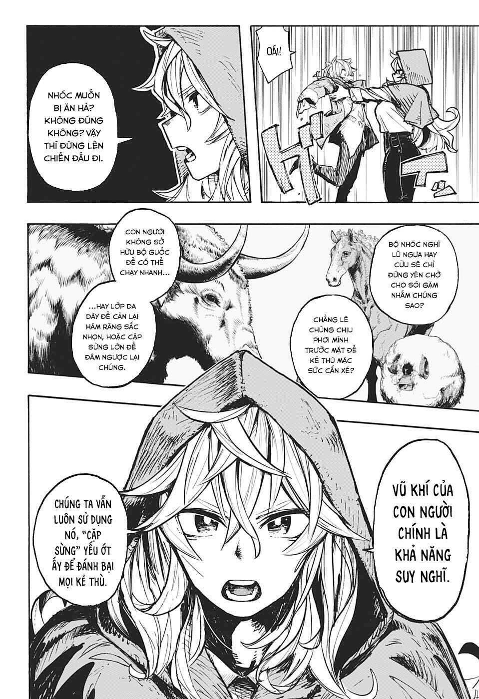 hội thợ săn: khăn đỏ chapter 1 35