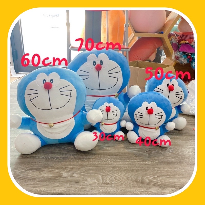 Gấu Bông Doremon Size 30cm Vải Thun 4 Chiều Cực Xịn - Ảnh Thật Shop Chụp