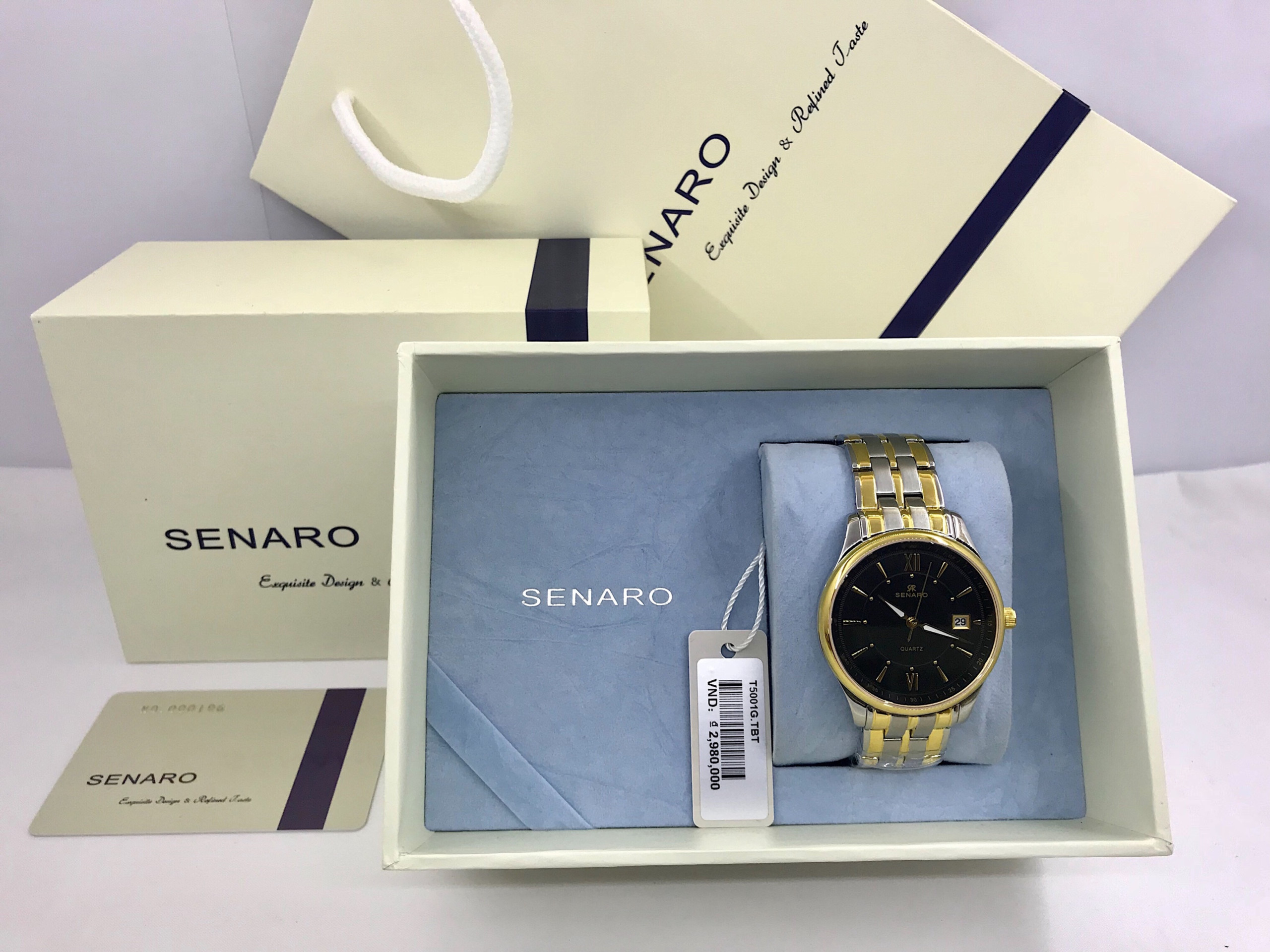 Đồng hồ nam SENARO SART5001G.TBT