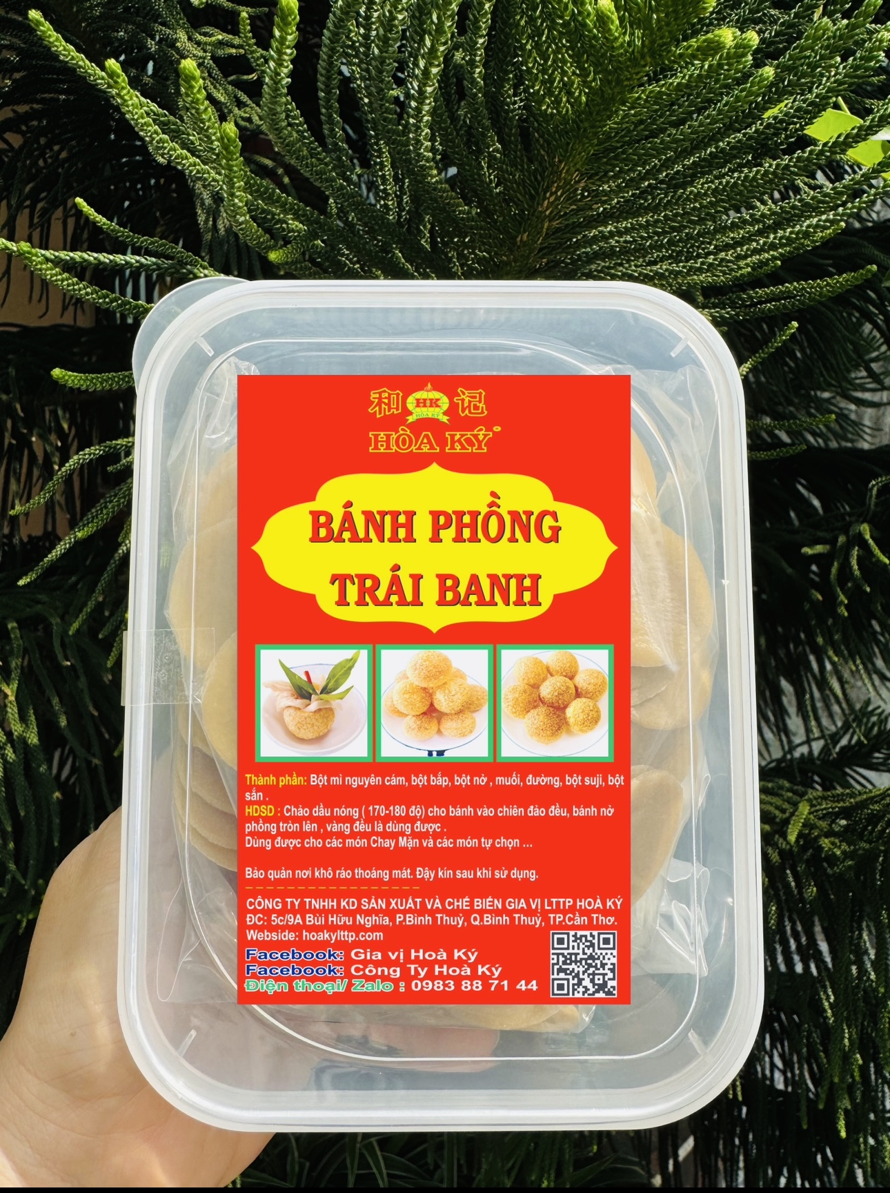 Bánh phồng tròn 500gr