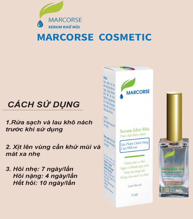 Serum khử mùi hôi nách Marcorse