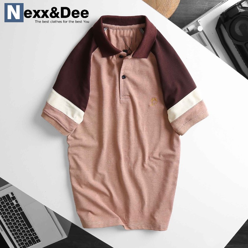 Áo thun POLO nam cá sấu kẻ sọc ngang TRẺ TRUNG có cổ bẻ cao cấp, PL17