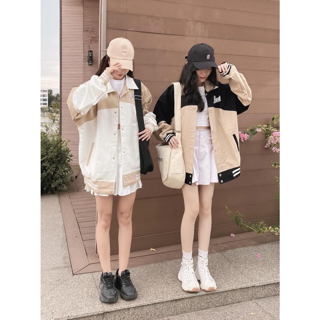 Áo Khoác Jacket Form Rộng BOB Phong Cách Ulzzang