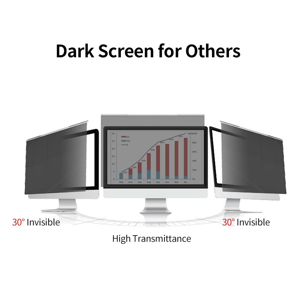 Bộ Lọc Màn Hình Chống Tia Uv Phim Bảo Vệ Mắt Độ Truyền Cao Widescreen Monitor Hanging Privacy Screen