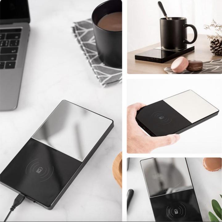 Đế hâm nóng Cà Phê Công Nghệ Coffee 55°C Wireless Charger - Không gồm ly