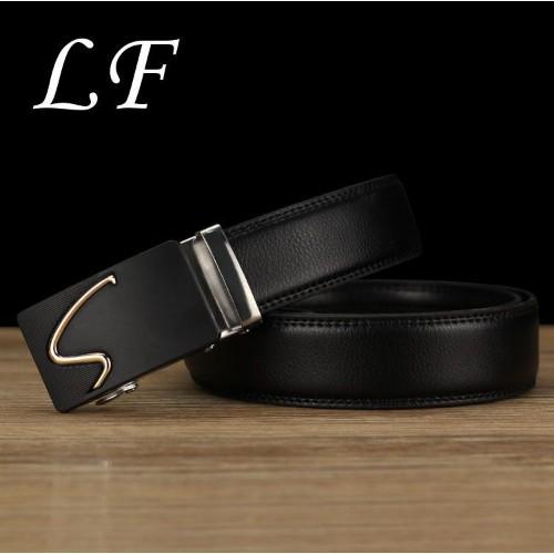 Thắt lưng da nam thời trang thương hiệu LF cao cấp