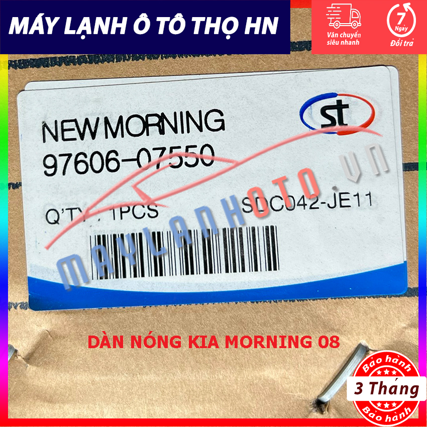 Dàn nóng Kia Morning 2008 Hàng Xịn Hàn Quốc