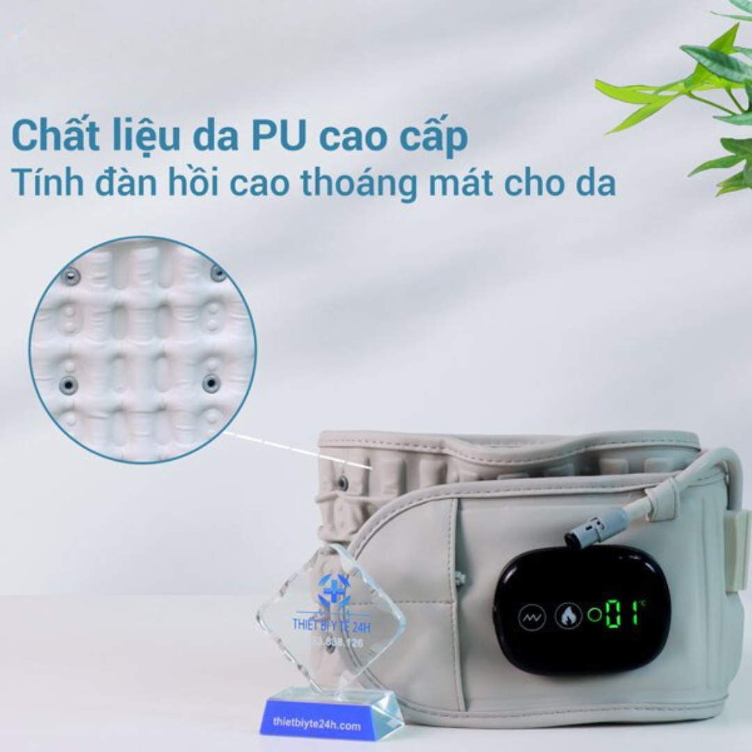 Đai Chống Thoát Vị Đĩa Đệm Kéo Dãn Định Hình Xóa Bỏ Đau Nhức Thắt Lưng Và Giảm Thoát Vị Đĩa Đệm Bảo Vệ Cột Sống Hiệu Quả - Hàng Chính Hãng