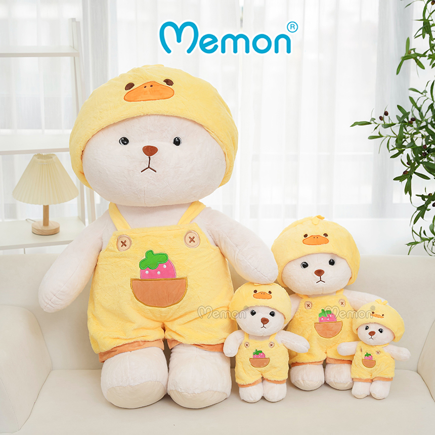 Gấu Bông Teddy Lena Cosplay Thỏ, Khủng Long, Heo, Vịt Cực Cute 28cm - 55cm Cao Cấp Memon