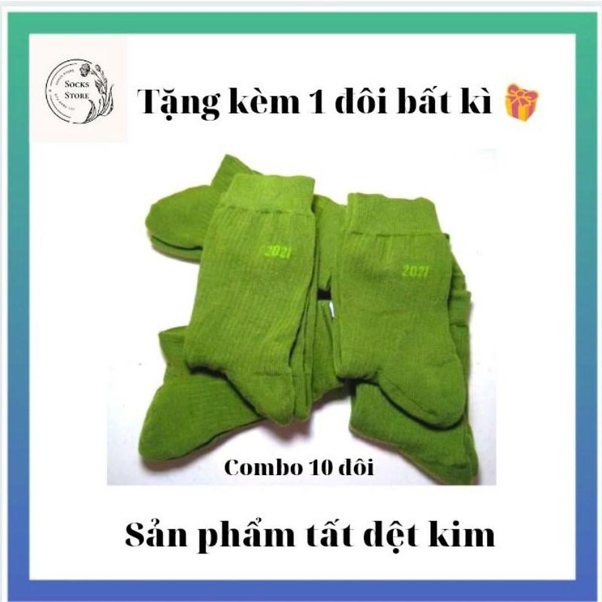 Tất Dệt Kim Nam Cổ Cao Co Giãn Mềm Mại - 1 đôi