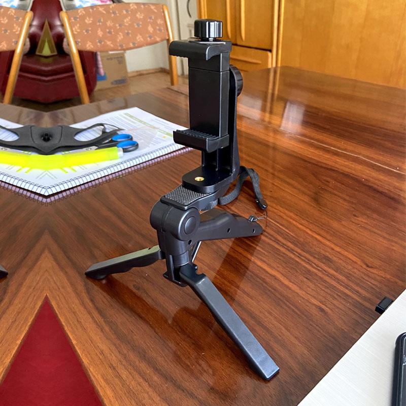 Chân tripod cầm tay mini NUOWA 2 trong 1 tiện lợi có ngàm giữ ổn định khi quay video cho điện thoại iPhone Samsung