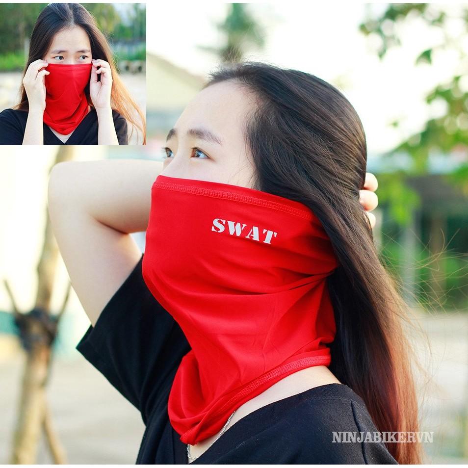 KHĂN ĐA NĂNG SWAT FASHION AND STYLE Chất liệu vải Siêu mềm Siêu thoáng mát Co giãn Chống nắng Chống bụi Thương hiệu SWAT