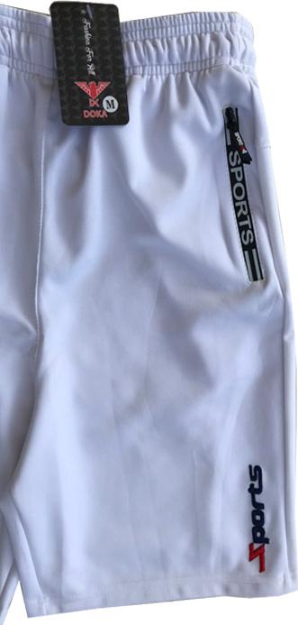 Combo 2 Quần shorts thể thao nam màu trắng và đen dạng sọt sport đùi chất thun lạnh 4 chiều dokafashion dùng tập gym hoặc mặc nhà  DUI-KT-EZ201 - tặng 1 quần lót nam