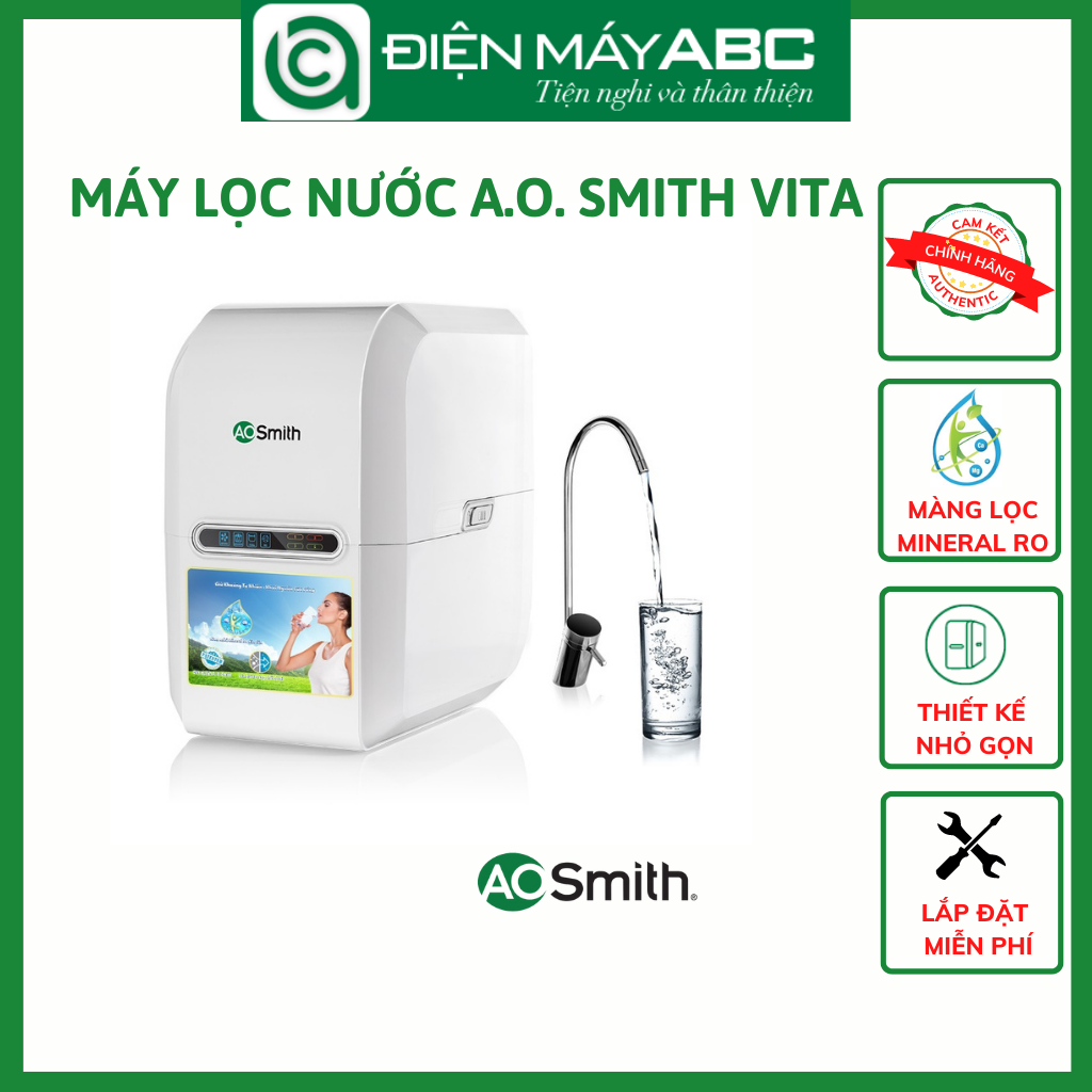 Máy Lọc Nước A. O. Smith VITA - Hàng Chính Hãng