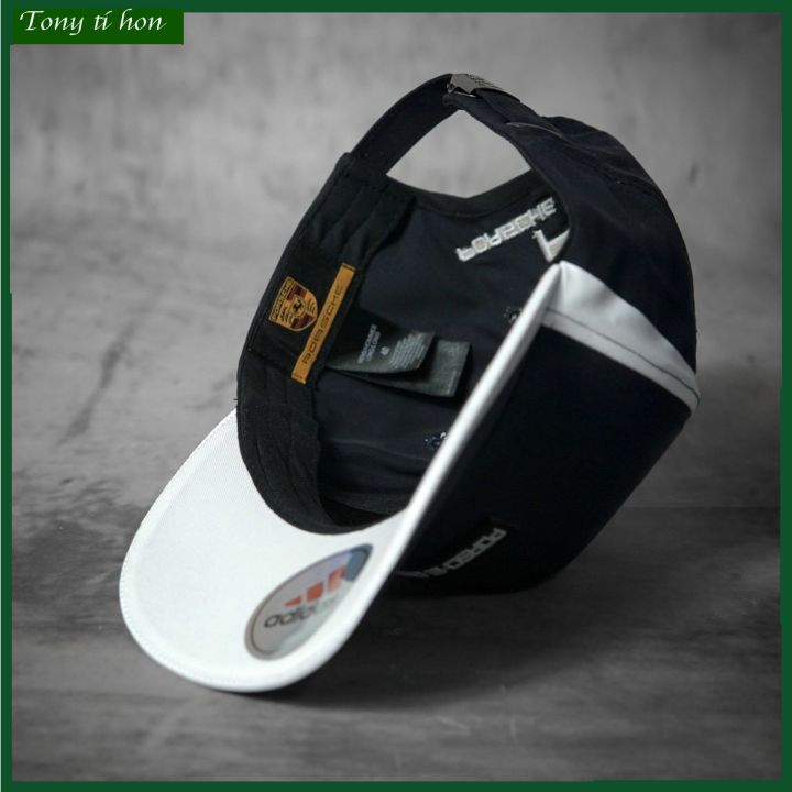 Tony tí hon - Mũ/nón kết lưỡi trai đen phối viển trắng thời trang nam nữ cao cấp