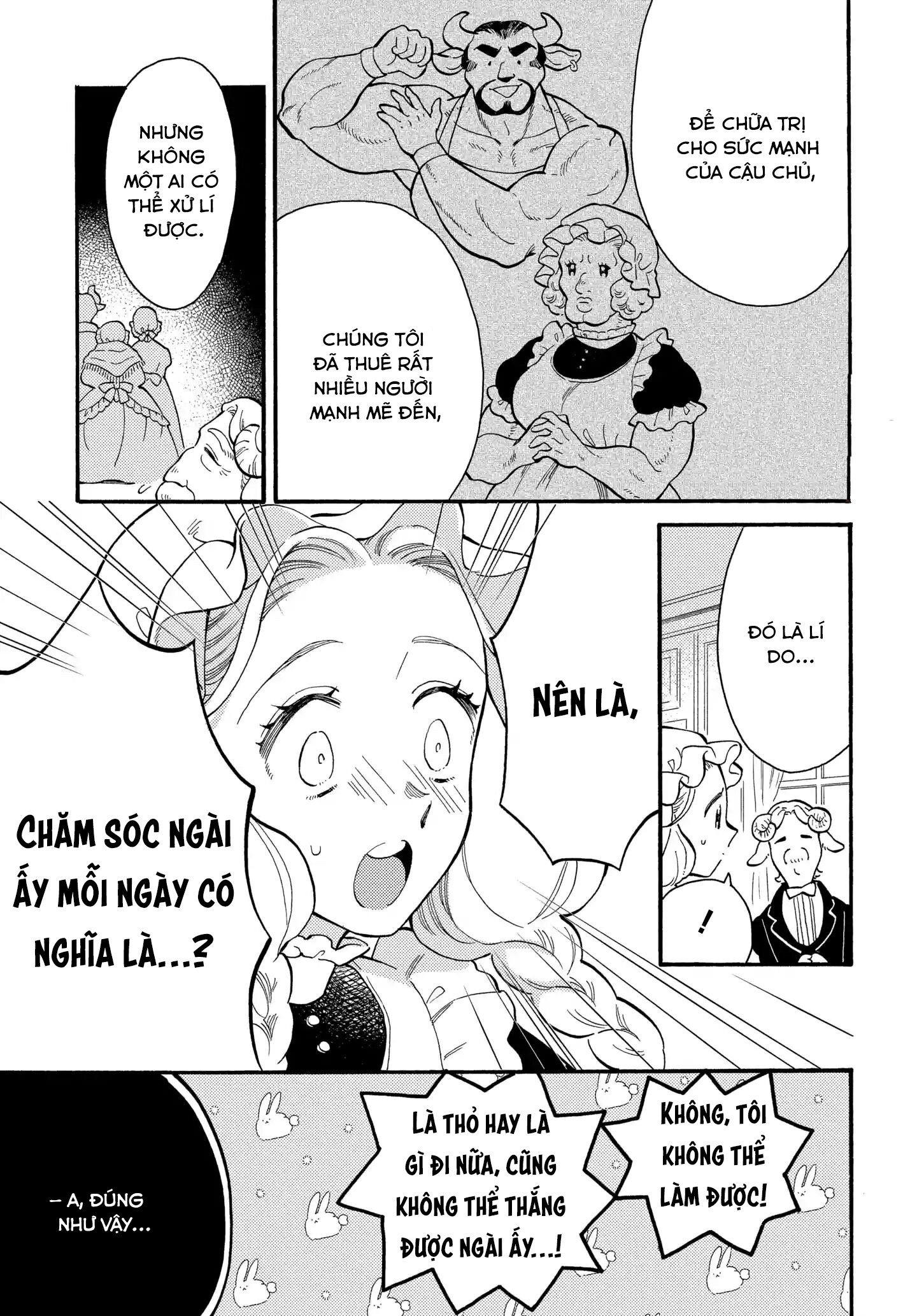 ngài sói và hầu gái thỏ chapter 1.1 14