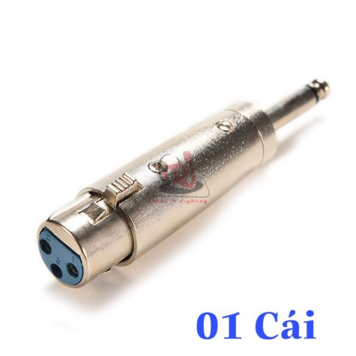 Jack chuyển canon sang 6 ly, 01 cái rắc chuyển 6 ly ra canon cái và ngược lại, Jack canon, Jack 6 ly, dây Jack, jack