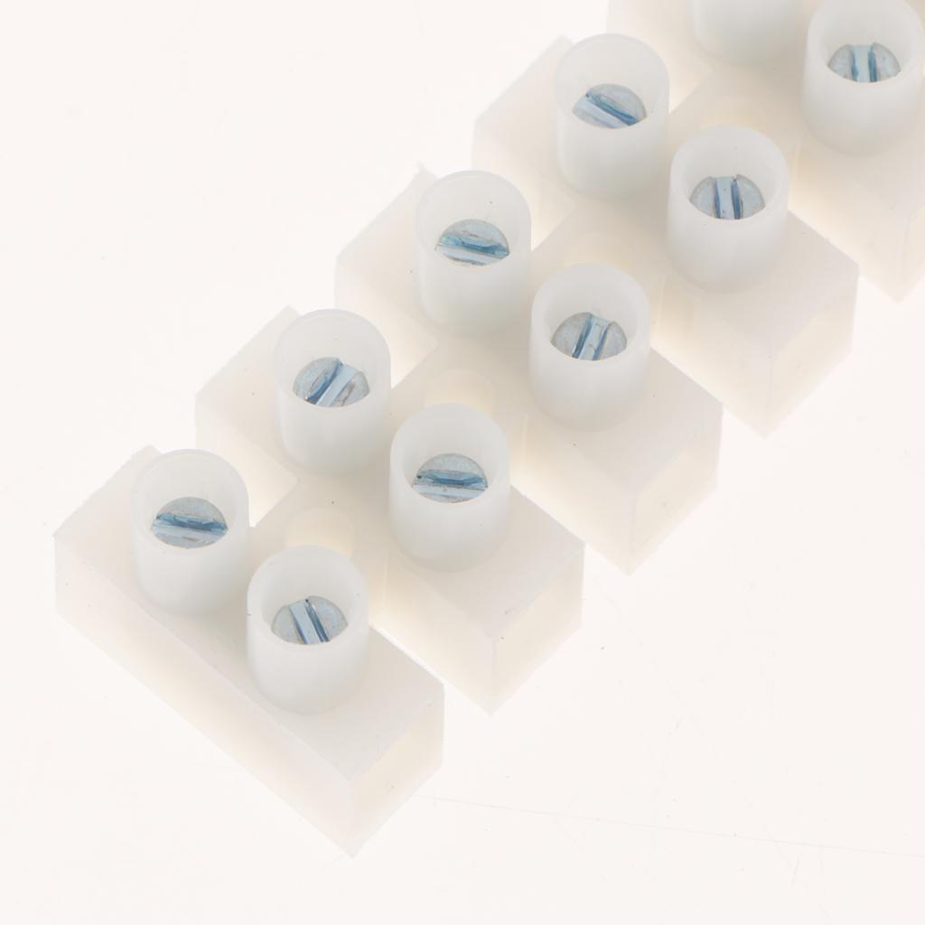 5pcs PA10 Barrier Terminal Strip Block for industry or homeimprovement