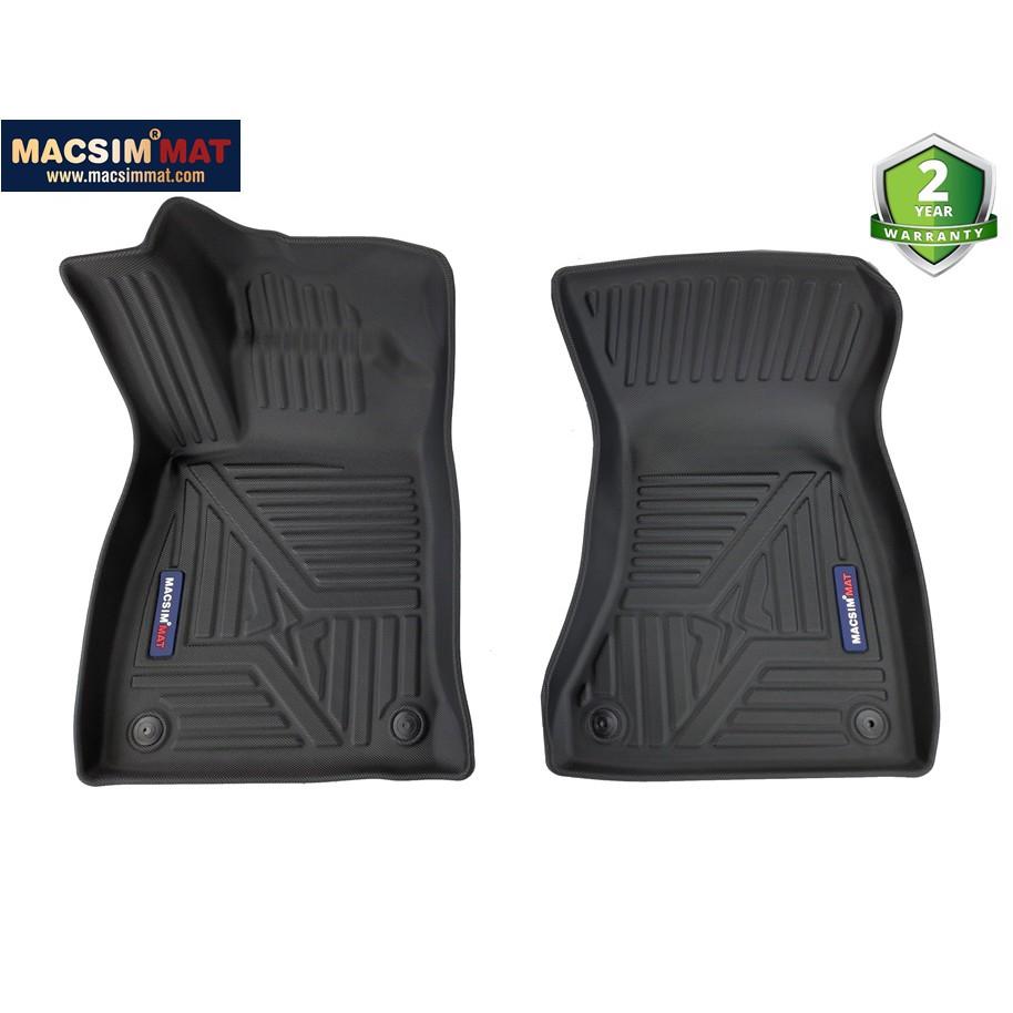 Thảm lót sàn xe ô tô Audi A5 2017 - 2020 Nhãn hiệu Macsim chất liệu nhựa TPV cao cấp màu đen