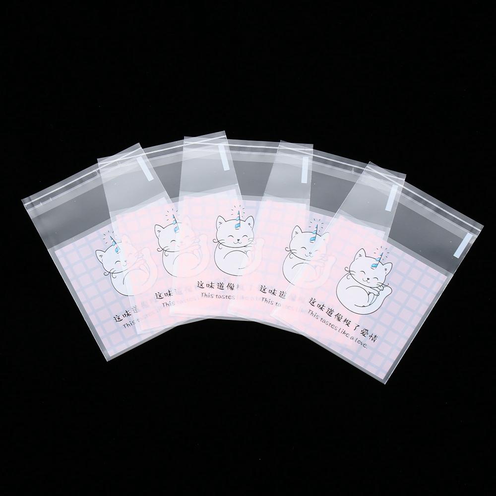 Set 95 Túi Đựng Bánh Kẹo In Hình Hoạt Hình Dễ Thương