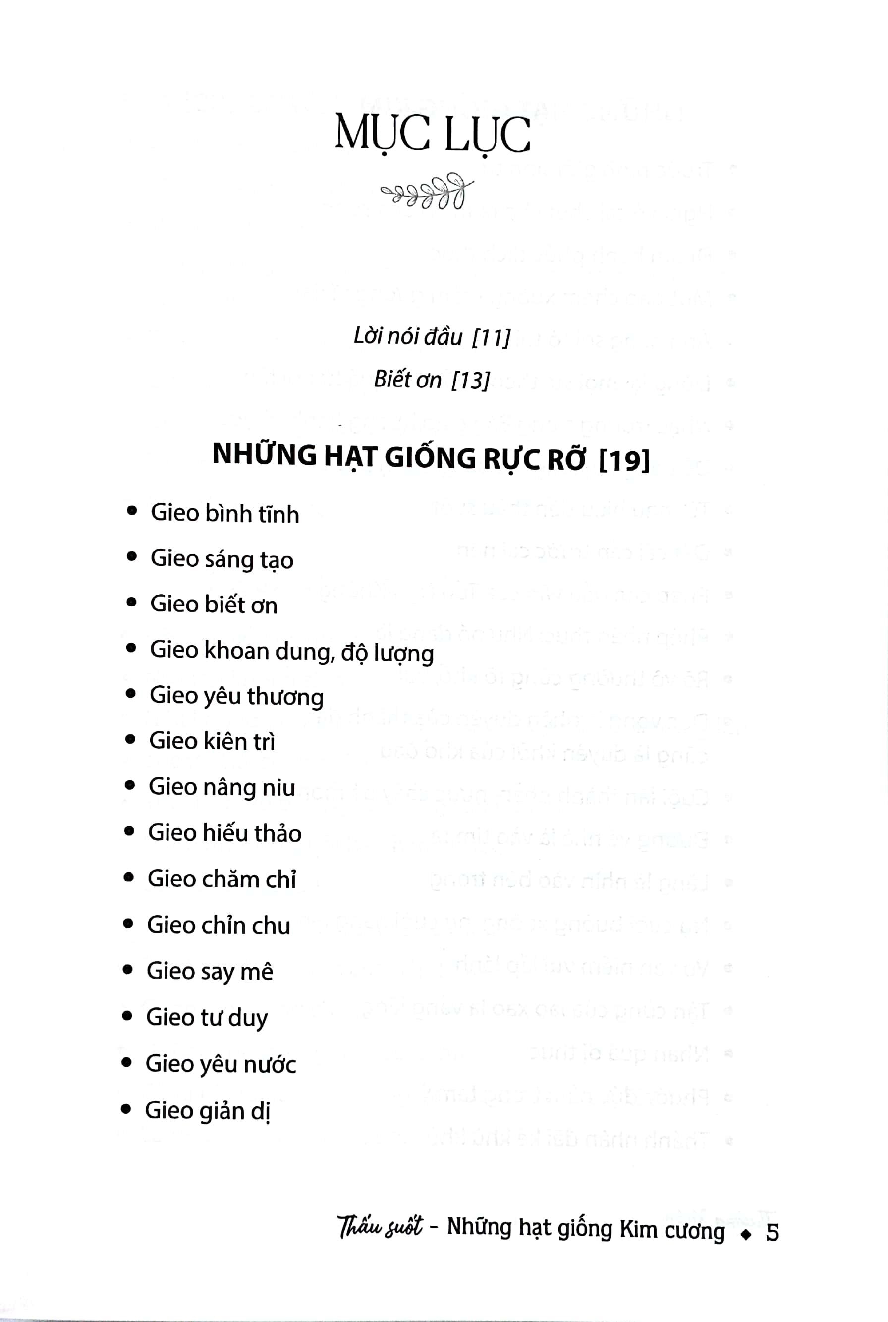 Thấu Suốt - Những Hạt Giống Kim Cương