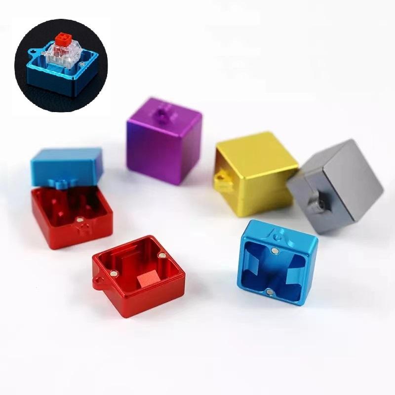 Mới Bàn Phím Cơ Công Tắc Dụng Cụ Mở CNC Hợp Kim Nhôm Cho Anh Đào Gateron Kailh Outemu 2in1 Mx Công Tắc Bôi Trơn Trục Dụng Cụ Mở