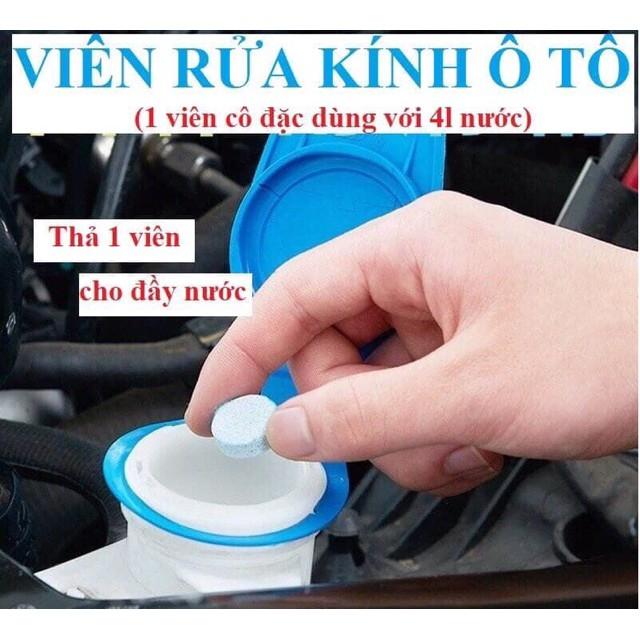 Viên sủi rửa kính ( dạng vỉ 6 viên nén)