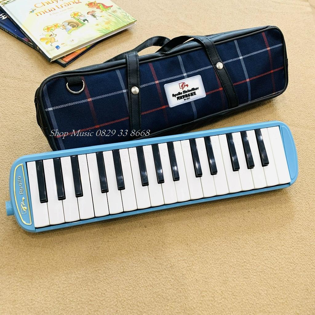 Kèn Melodica 32 phím đầy đủ phụ kiện kèm túi đựng đẹp mắt Apollo M32C