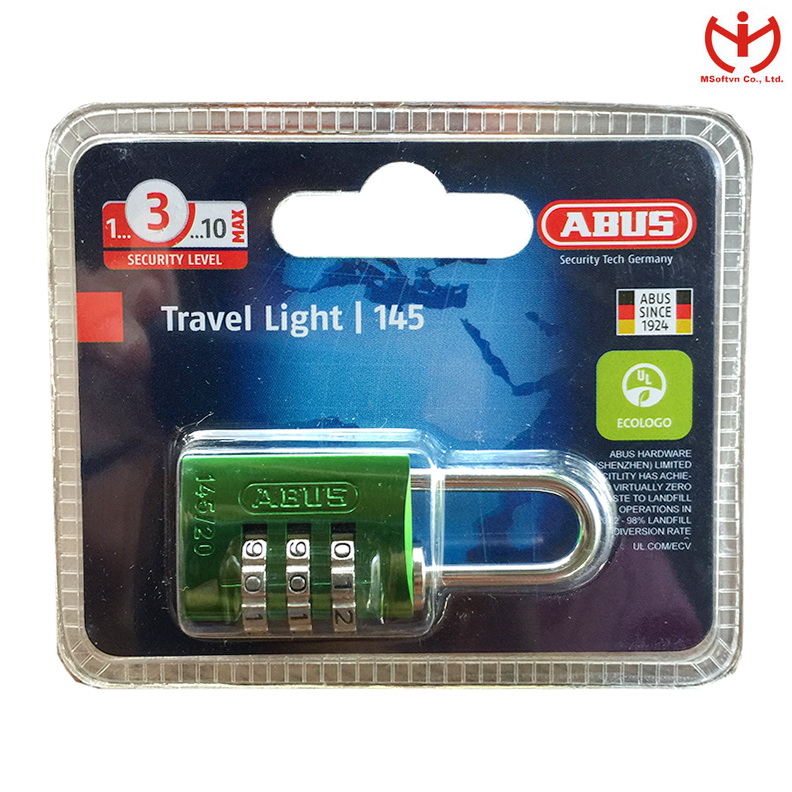Ổ Khóa Số Abus 145/20  - Nâu