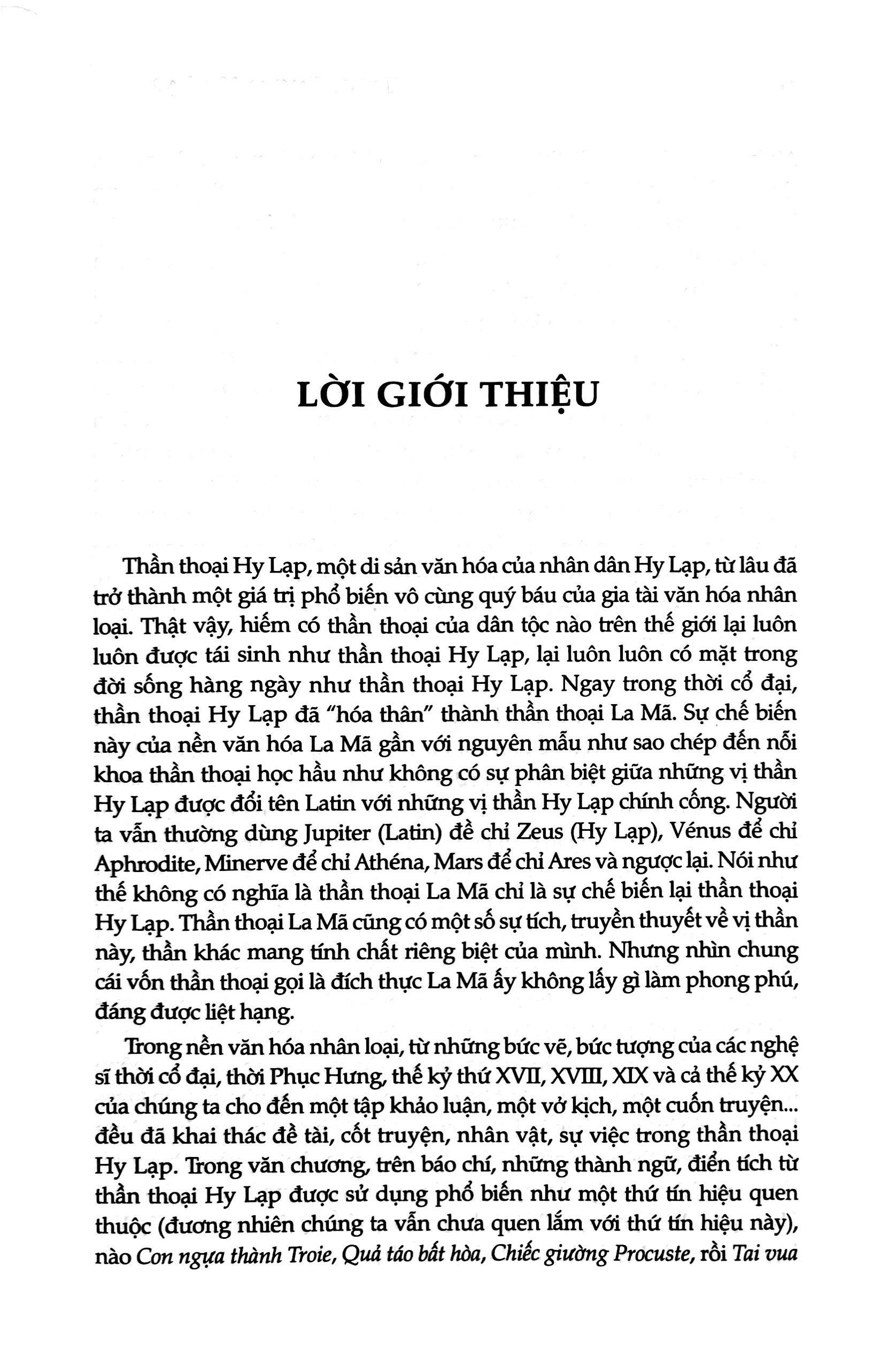 Thần Thoại Hy Lạp - Bìa Cứng (Tái Bản 2023)