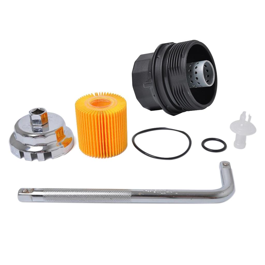Oil Filter & Car Oil Filter Wrench Cap Socket with Wrench Remover Tool for