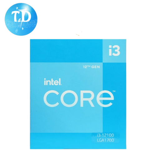 CPU Intel Core i3-12100 (3.3GHz turbo up to 4.3GHz, 4 nhân 8 luồng, 12MB Cache, 58W) - Socket Intel LGA 1700) - Hàng chính hãng FPT phân phối