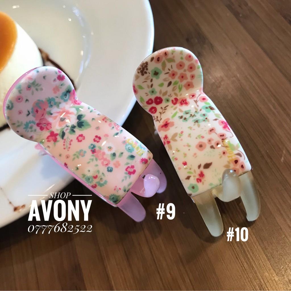 Bấu tóc in hoa 3 - 5 răng Honey đầu tròn pb 3