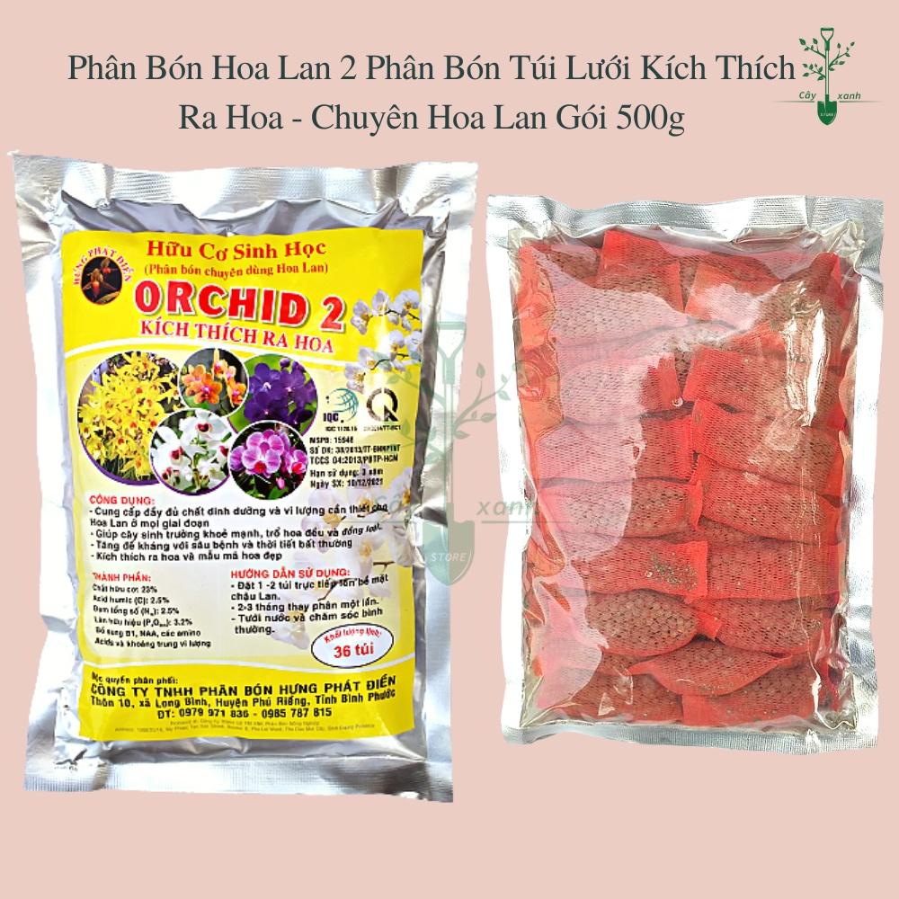 Phân Bón Hoa Lan 2 Phân Bón Túi Lưới Kích Thích Ra Hoa - Chuyên Hoa Lan Gói 500g