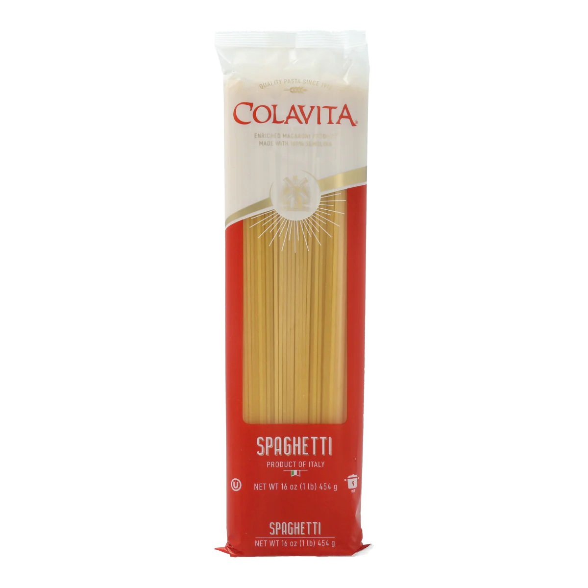 Mì Spaghetti Nhập Khẩu Từ Ý Colavita Spaghetti Pasta (Durum wheat semolina - Long shape)