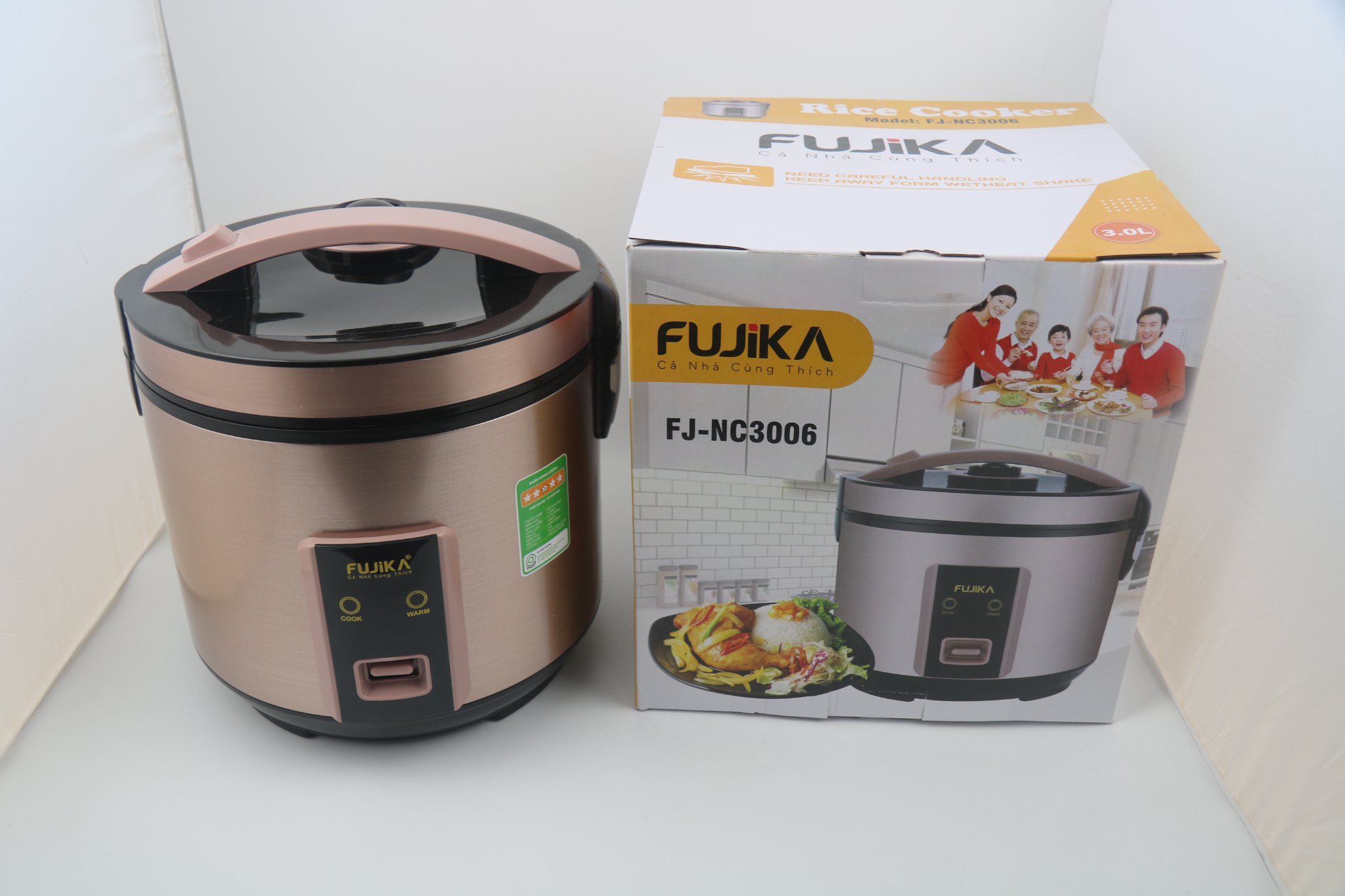 Nồi Cơm Điện Fujika FJ-NC3006 (3 lít) - Hàng Chính Hãng