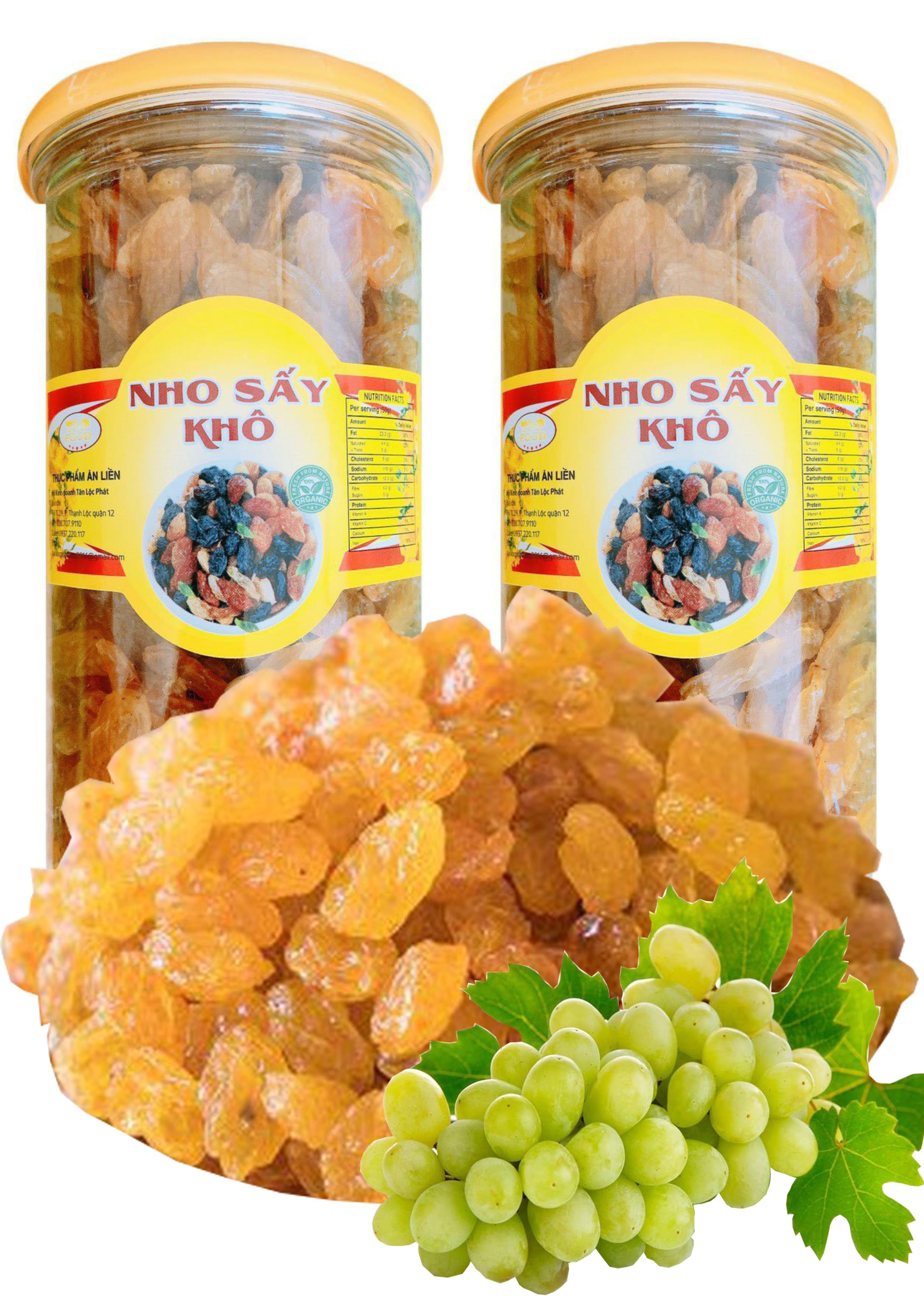 NHO VÀNG SẤY KHÔ HÀNG NHẬP KHẨU CAO CẤP THƯƠNG HIỆU TÂN LỘC PHÁT (1KG GỒM 2 HỘP)