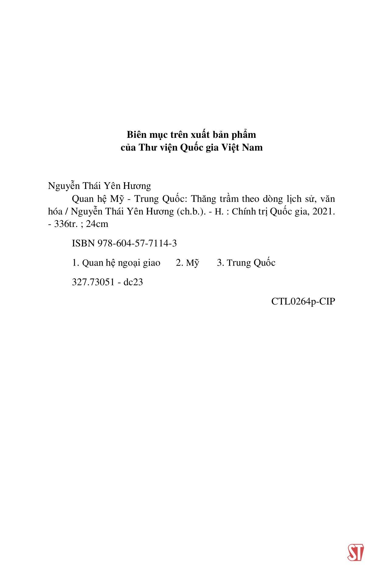 Quan Hệ Mỹ-Trung Quốc - Thăng Trầm Theo Dòng Lịch Sử, Văn Hóa