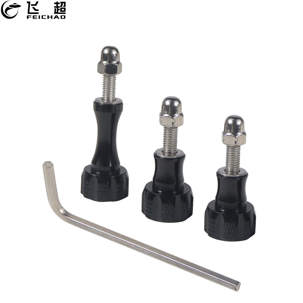 Aluminum Alloy M5 Thumb Knob Bolt Vít với cờ lê cho GoPro Hero 11 10 9 8 Xiaoyi 4K SJCAM Action Camera Bộ chuyển đổi giá đỡ