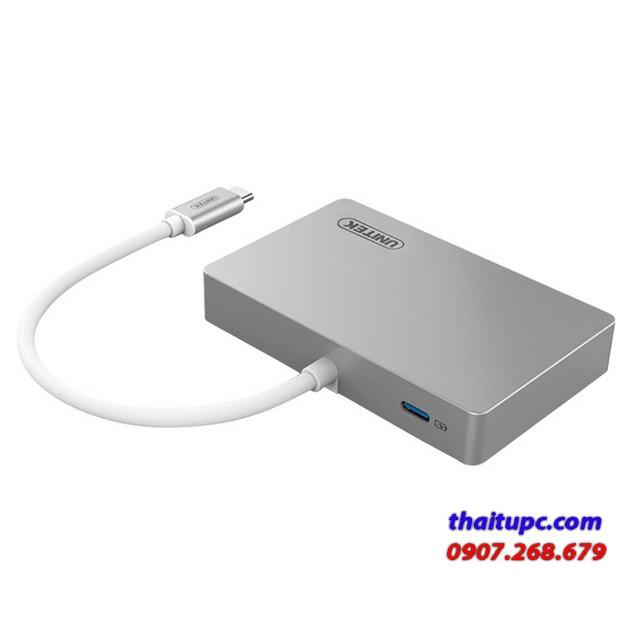 Hub USB 3.0 2 Ports+HDMI Chính hãng Unitek (Y- 3707)Type-C - HÀNG CHÍNH HÃNG