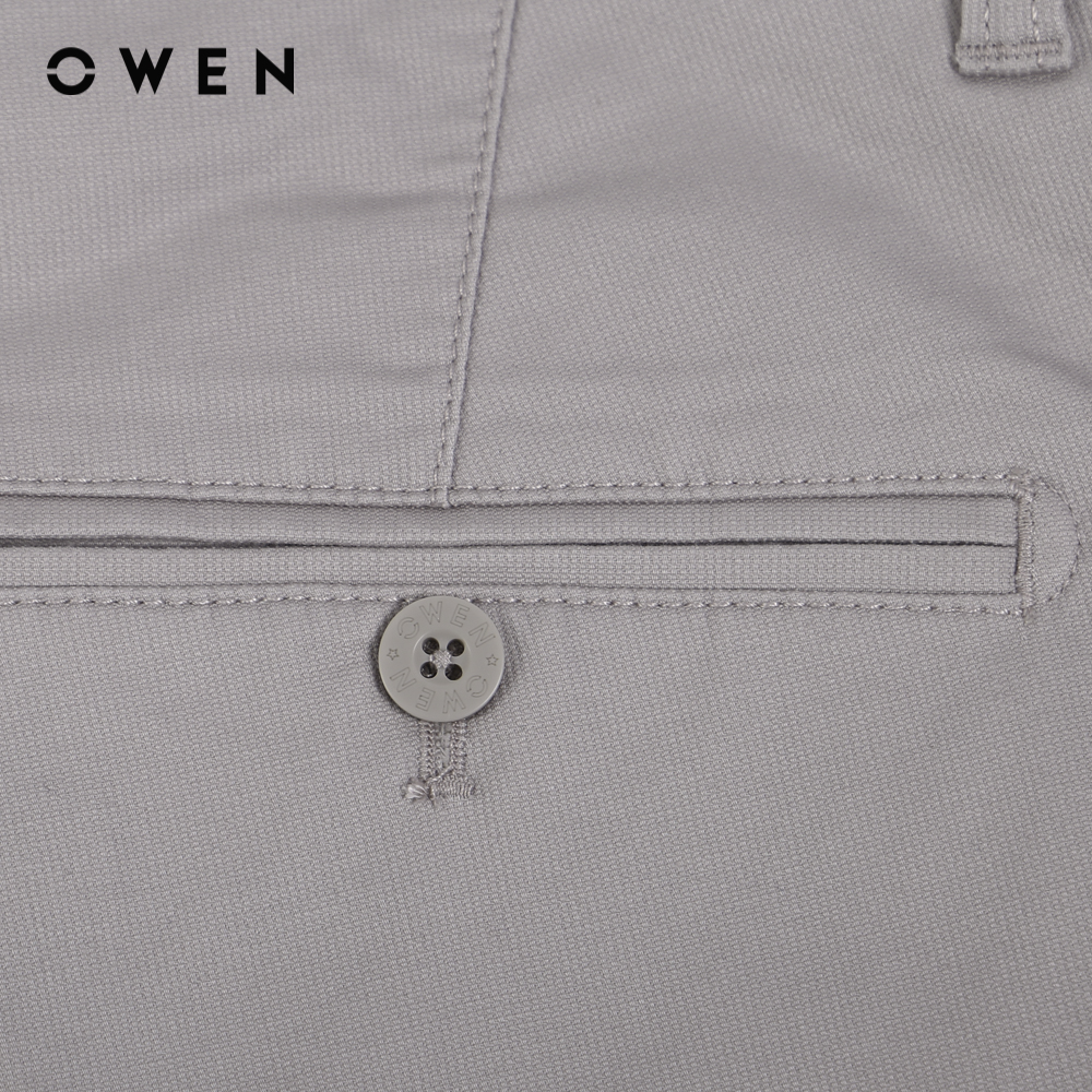 Quần khaki CVC Spandex Trơn