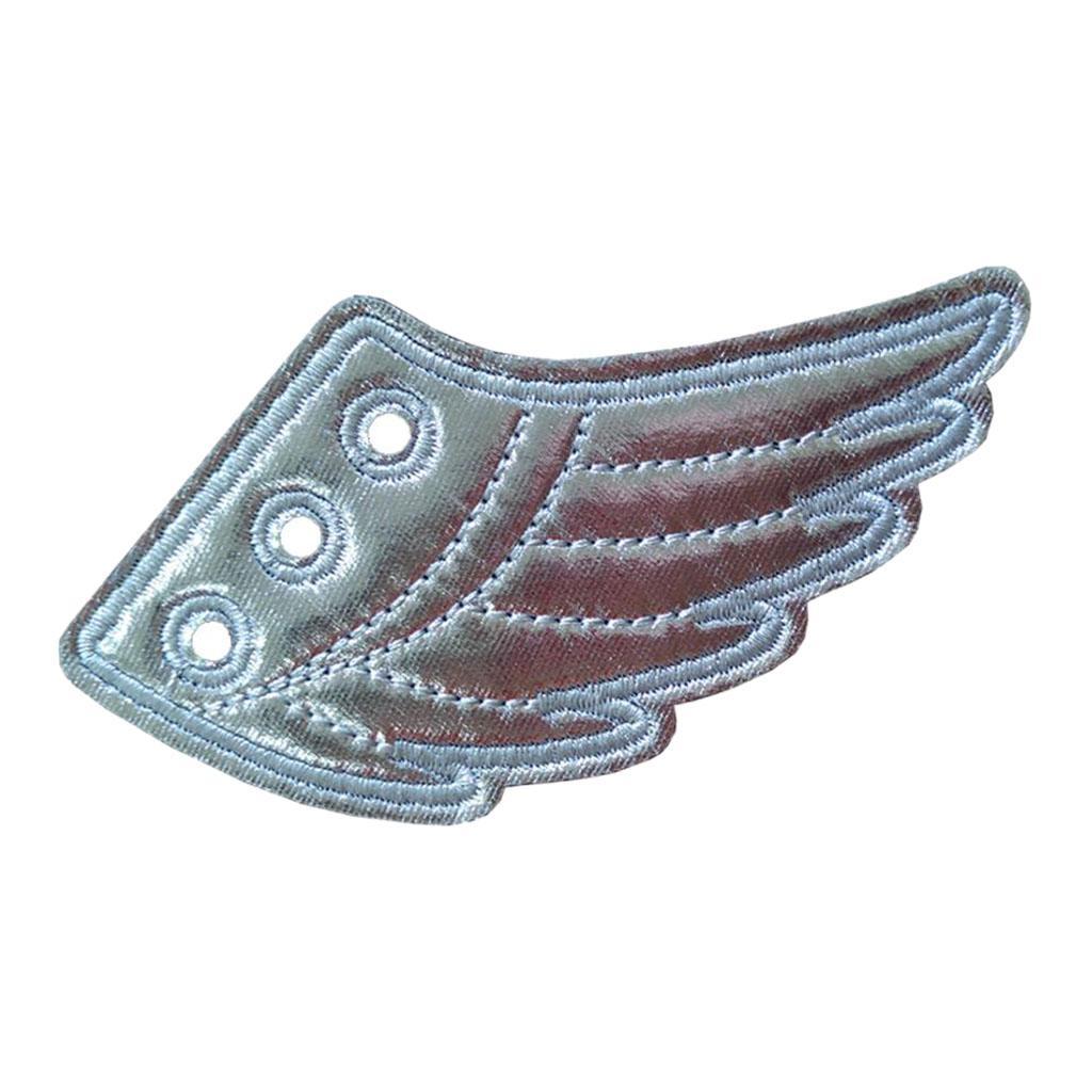 12-18pack 2Pcs Fashion Punk Angel Wings Shoes Sneaker Accessories Decorations