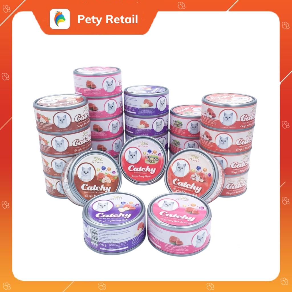 Pate 5Plus Catchy Cho Mèo Dạng Hộp 170g
