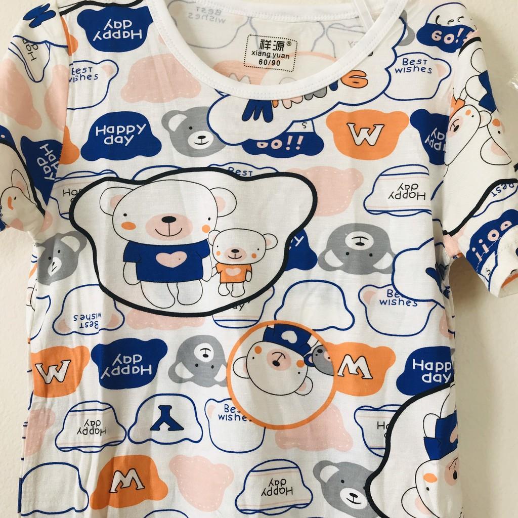 Bộ đồ bé trai cotton giấy siêu mát set trang phục cho bé trai họa tiết siêu dễ thương - Misolkids by huong274