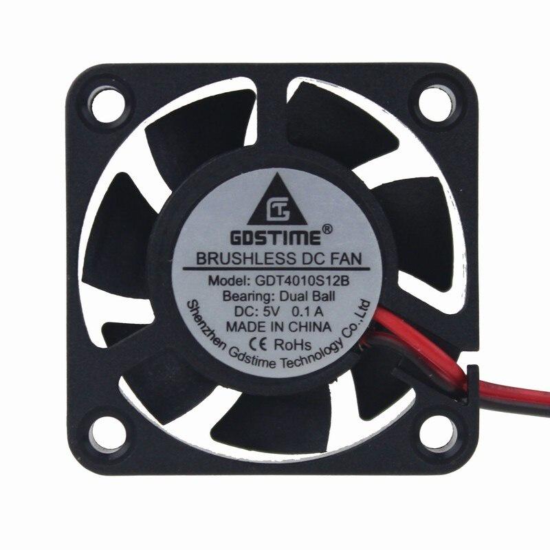 Set 2 Quạt Tản Nhiệt 4010 Dc 40x40 X 10mm 4cm 5v 0.1a 7 Lưỡi 40mm X 10mm Cho Máy In 3d
