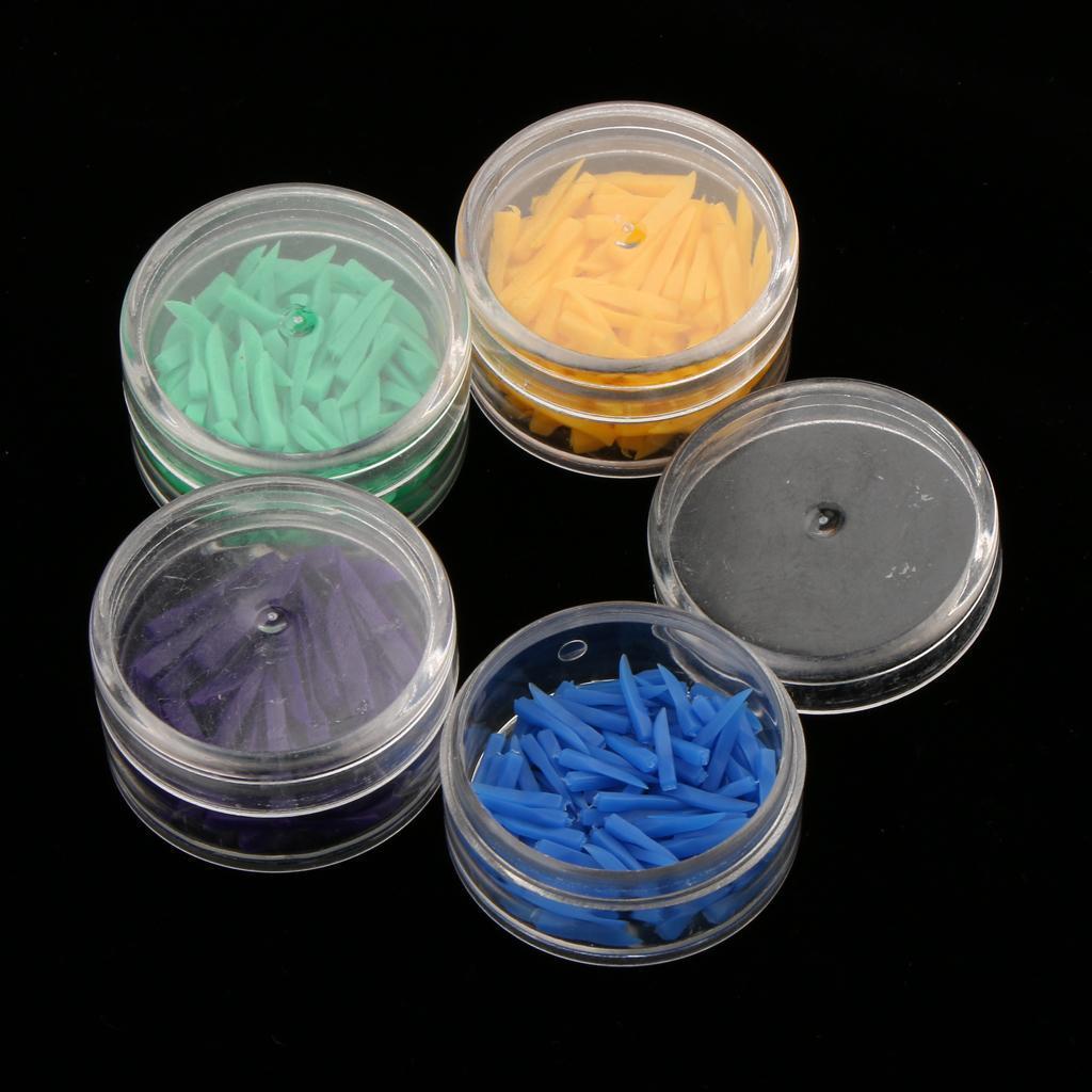 Bulk Lot 400 Pieces 4 Sizes 4 Colors Oral Disposable Teeth Diastema Wedges With Box Supply