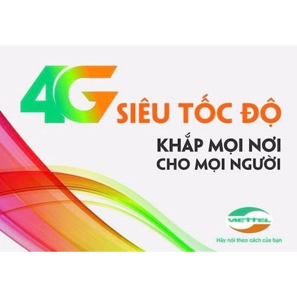 SIM 4G VIETTEL TỐC ĐỘ CAO SỬ DỤNG 1 NĂM MIỄN PHÍ - Hàng chính hãng