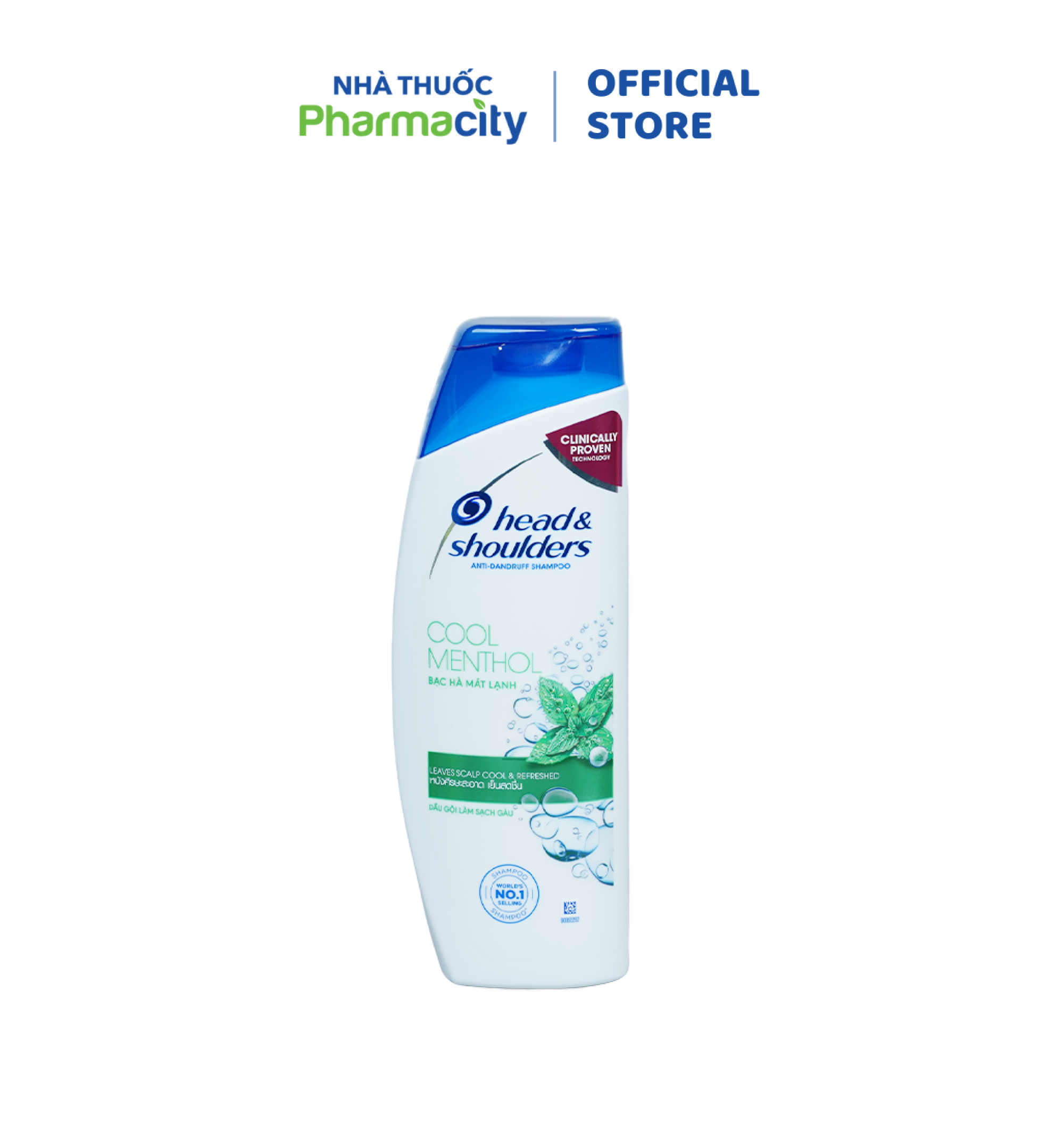 Dầu gội làm sạch gàu Head &amp; Shoulders Ultra Men Cool Menthol Anti Dandruff Shampoo (350ml)