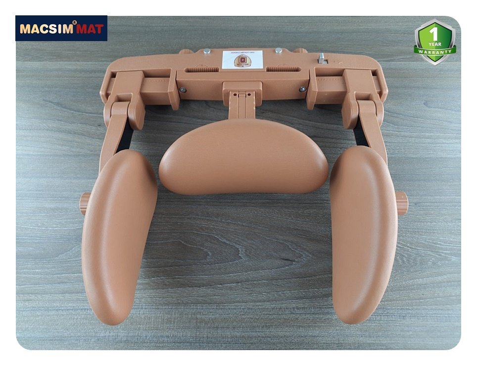 Gối tựa đầu ô tô cao cấp nhãn hiệu Macsim mã CHP02B màu nâu