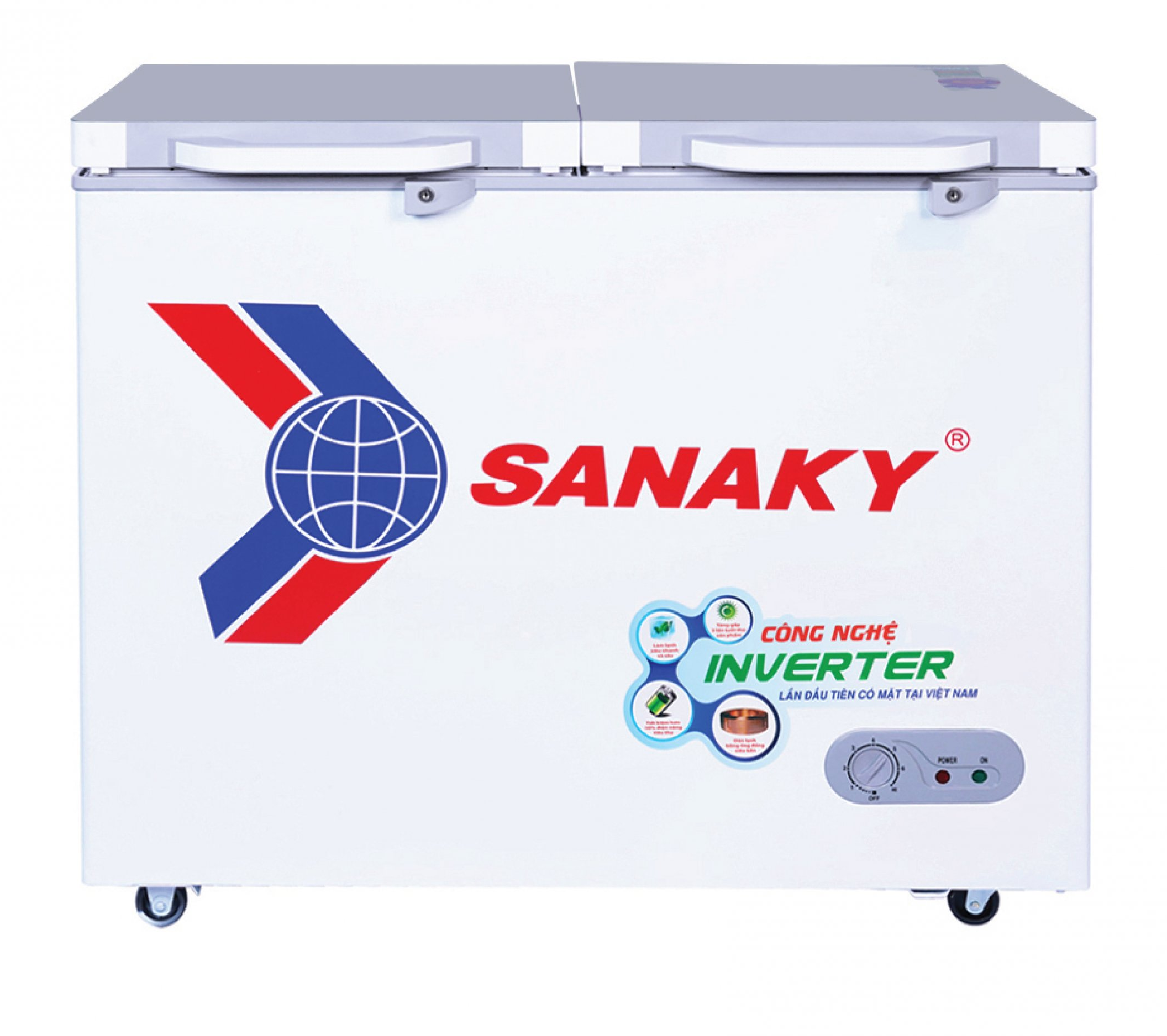 TỦ ĐÔNG SANAKY INVERTER 240 LÍT VH-2899A4K ĐỒNG (R600A) (KÍNH CƯỜNG LỰC)   - HÀNG CHÍNH HÃNG